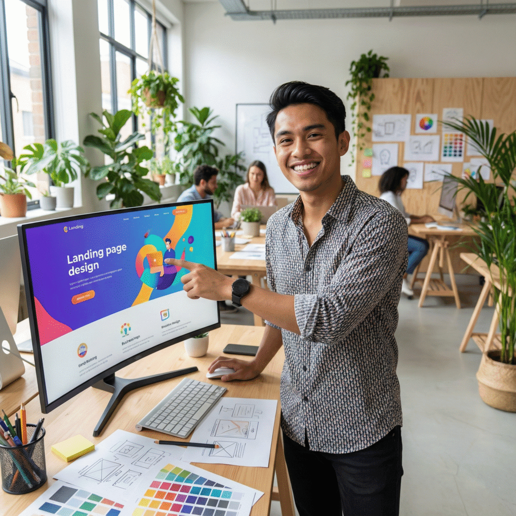 landing page design malaysia